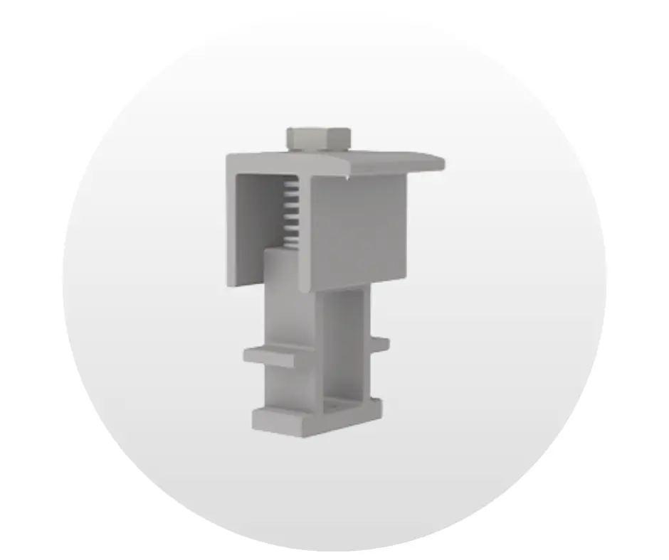 Abrazadera de Módulo K2 End Clamp Set K2 Systems. NP: 4000429