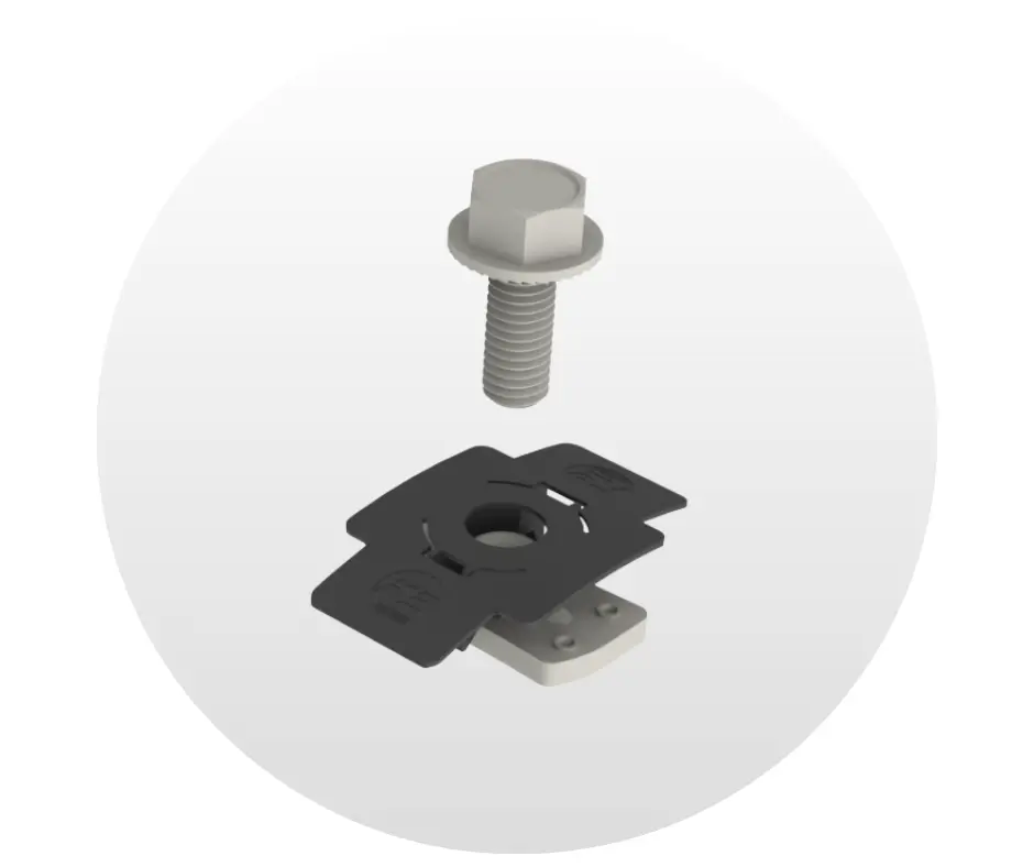 Accesorio de Fijación CR Micro, Optimizer & Accs. Mounting Kit K2 Systems NP: 4000629-H