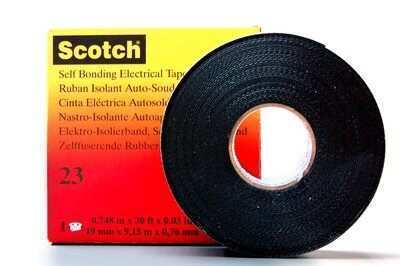 Cinta electrica vulcanizable Scotch 23 marca 3M