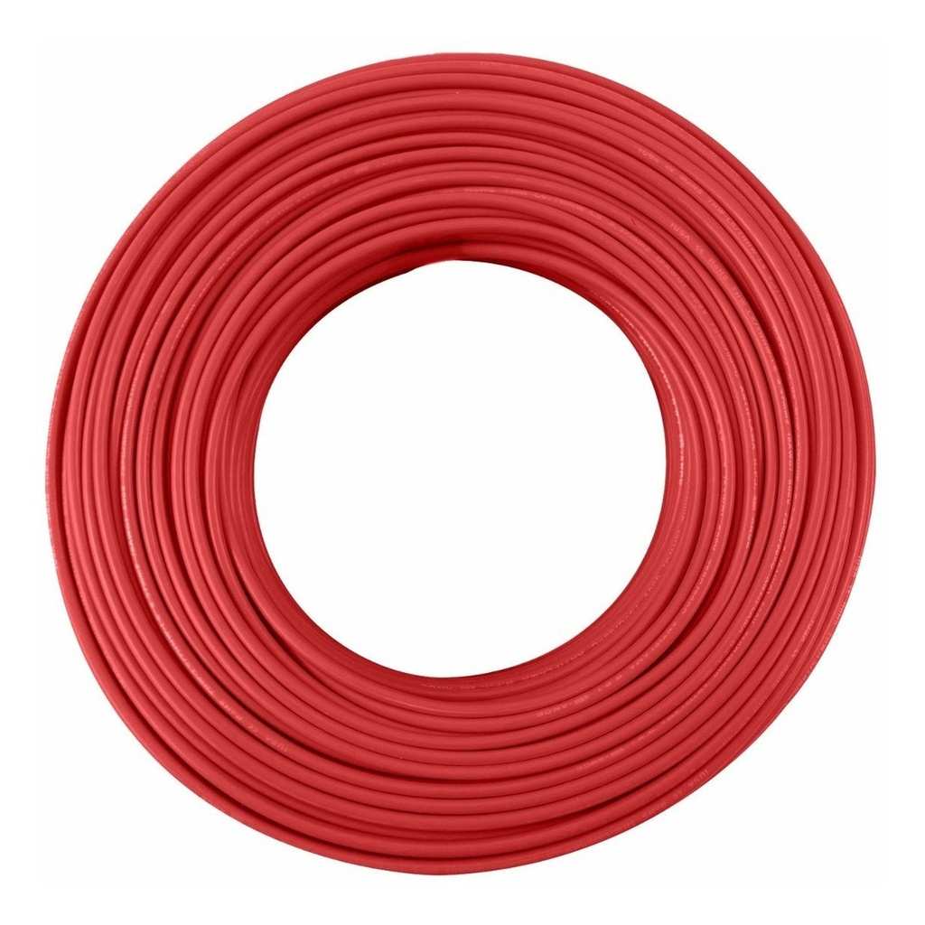 Cable THW Calibre 10 Color Rojo Indiana