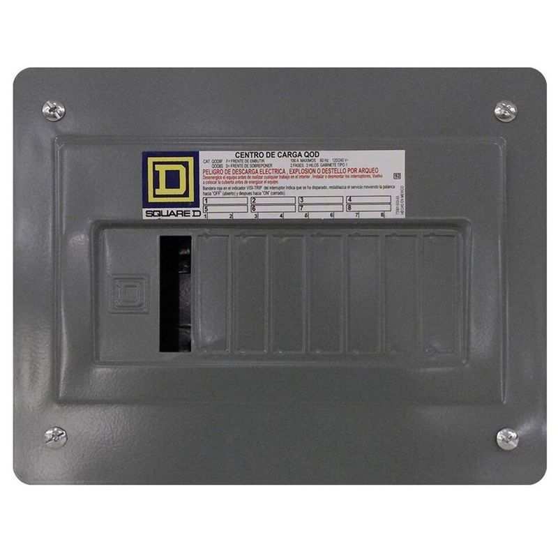 Centro de carga 8 circ. 2F 3H 120/240V Zapatas