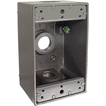Caja 2x4 a prueba de agua KO 1/2''