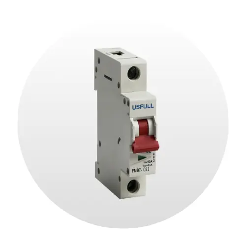 Interruptor Termomagnético USFULL, 32A - 230VAC - 1P, FMB7-C32