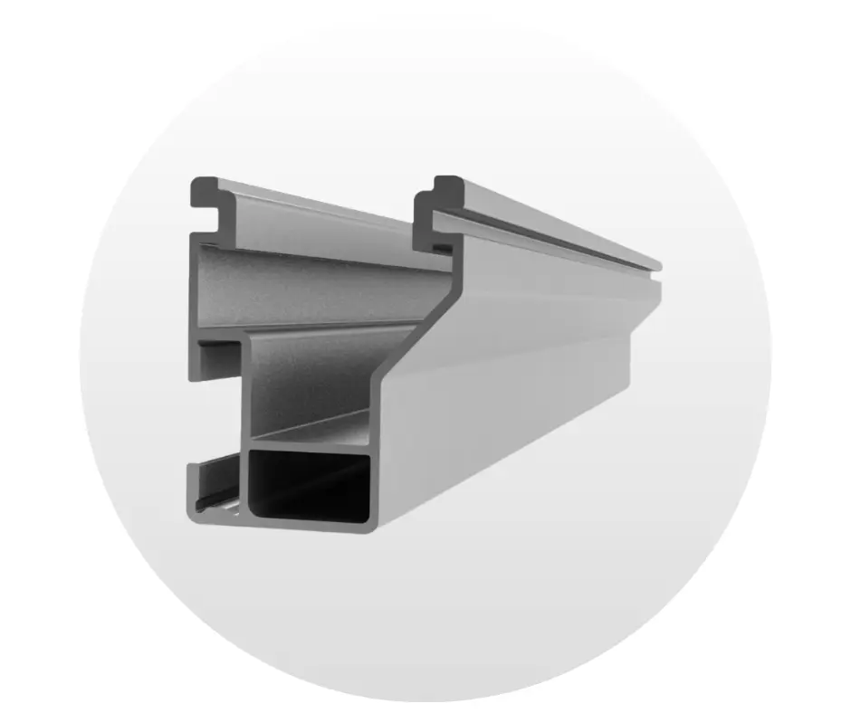 Riel de Montaje CrossRail 48-X, 4.27m, Mill K2 Systems. NP: 4000674