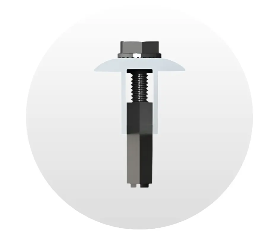 Abrazadera de Módulo Universal AF Mid Clamp - Mill Unirac. NP: 302045M