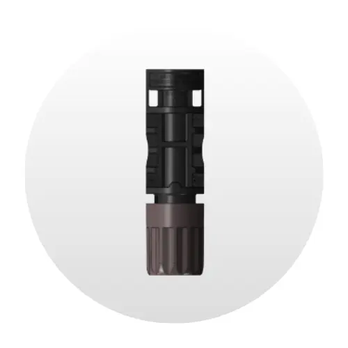 Conector Fotovoltaico Estándar T6, Canadian Solar T6 Connector 4 mm - Macho