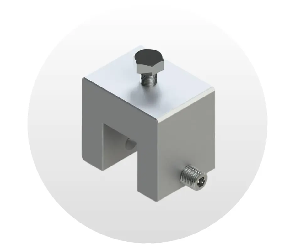 Accesorio de Anclaje Standing Seam Clamp, Mini 1SS Unirac. NP: 004130M