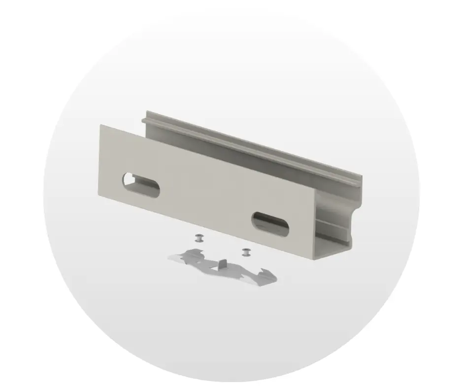 Accesorio de Unión Tool-less Rail Connector, 44-X, Set, Mill K2 Systems. NP: 4000051-T