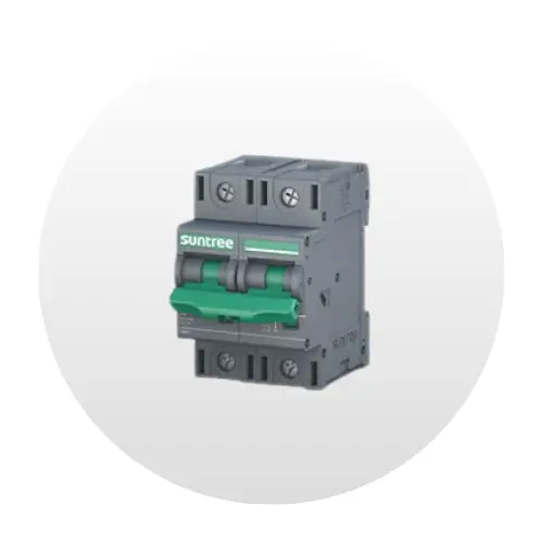 Interruptor Termomagnético Suntree, 25A - 1000VDC - 2P, SL7N-125D