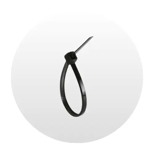 Corbata sujetacables negro (371 x 4.6 mm)