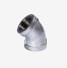 Codo galvanizado 2'' a 45
