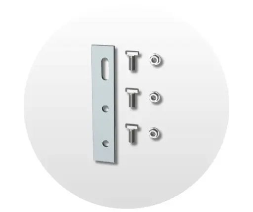 [P-06-00004-01] Accesorio de Unión CrossRail Tilt Connector Set K2 Systems. NP: 4000505