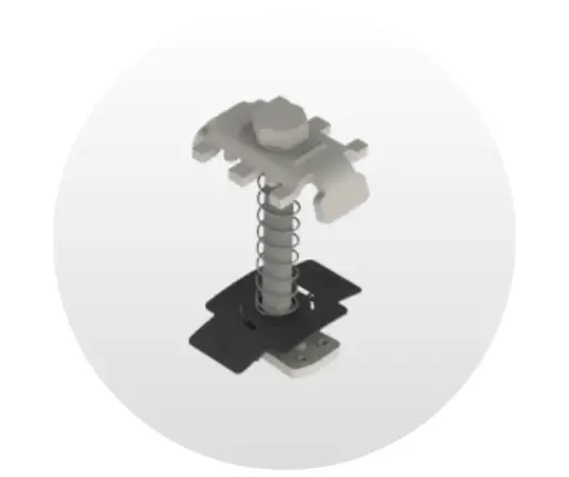 [P-06-00008-01] Abrazadera de Módulo CrossRail Mid Clamp 13mm Hex K2 Systems. NP: 4000096