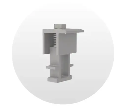 [P-06-00009-01] Abrazadera de Módulo K2 End Clamp Set K2 Systems. NP: 4000429