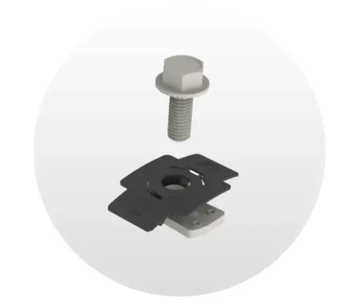 [P-06-00014-01] Accesorio de Fijación CR Micro, Optimizer & Accs. Mounting Kit K2 Systems NP: 4000629-H