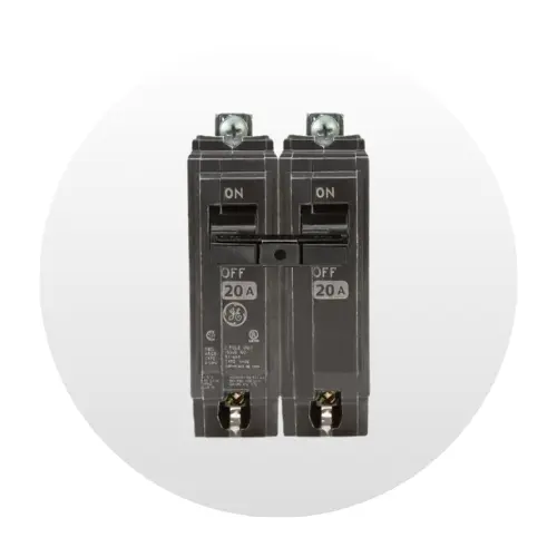 [P-07-00129-01] Interruptor Termomagnético General Electric, 20A - 240VAC - 2P, THQB2120