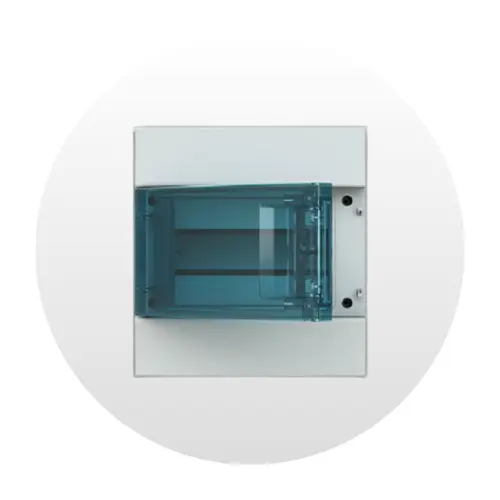 [P-07-00159-01] Gabinete Plástico 65P04X12 ABB 4 Espacios - IP65