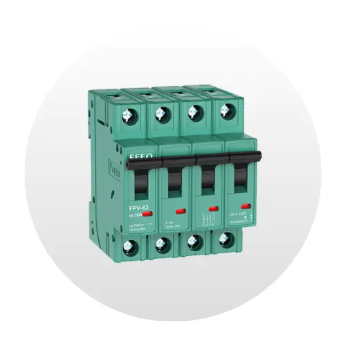 [P-07-00165-01] Interruptor Termomagnético FEEO, 16A - 1000VDC - 4P, FPV-63