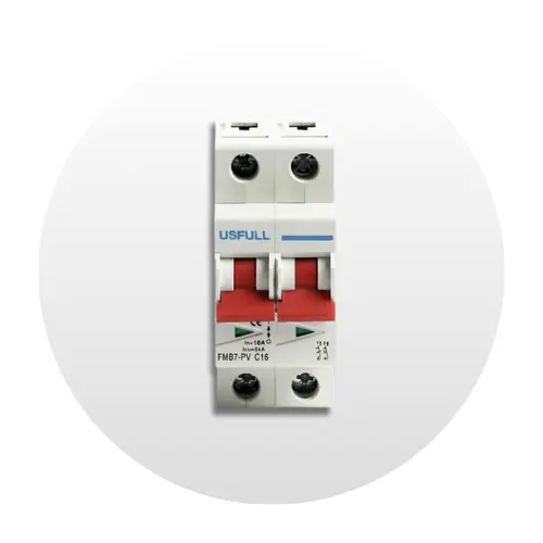 [P-07-00189-01] Interruptor Termomagnético USFULL, 16A - 400VAC - 2P, FMB7-C25