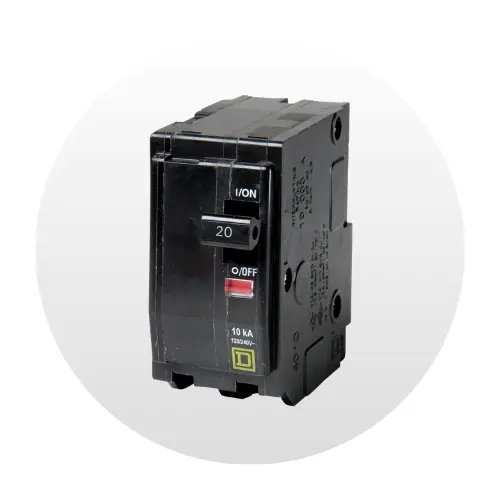 [P-07-00249-01] Interruptor Termomagnético Square D, 20A - 220VAC - 2P, QO220