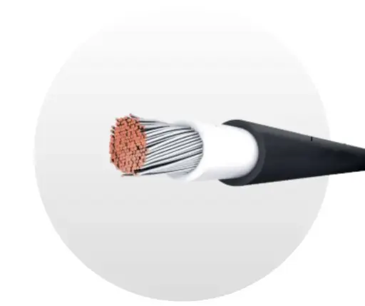 [P-16-00007-03] Cable fotovoltaico calibre 10 2000V color Negro marca LEADER