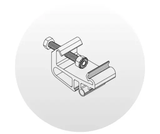 [P-06-00046-01] Abrazadera de Módulo RM10 EVO Module Clamp Kit Unirac. NP: 370023