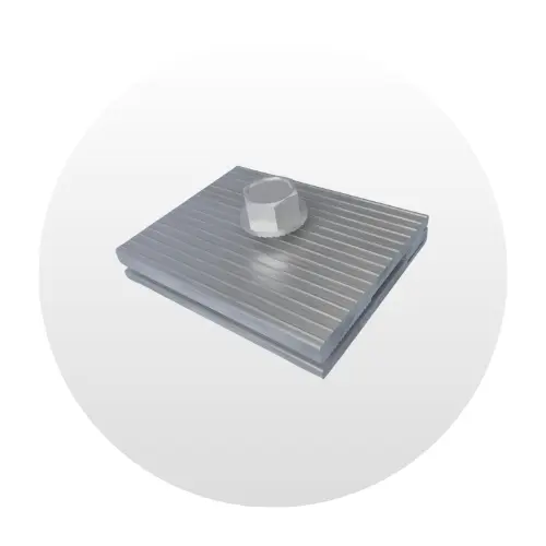 [P-06-00087-01] Accesorio de Fijación de Microinversor MLPE Tiger Clip Unirac. NP: 008115M