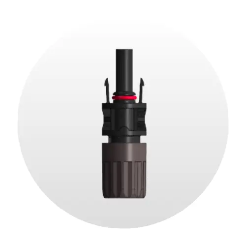 [P-07-00271-02] Conector Fotovoltaico Estándar T6, Canadian Solar T6 Connector 4 mm - Hembra