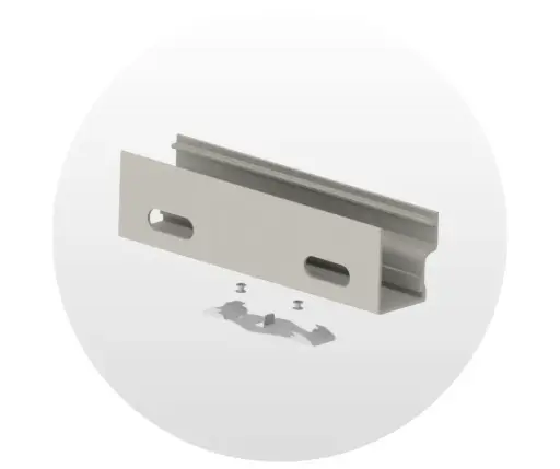 [P-06-00131-01] Accesorio de Unión Tool-less Rail Connector, 44-X, Set, Mill K2 Systems. NP: 4000051-T