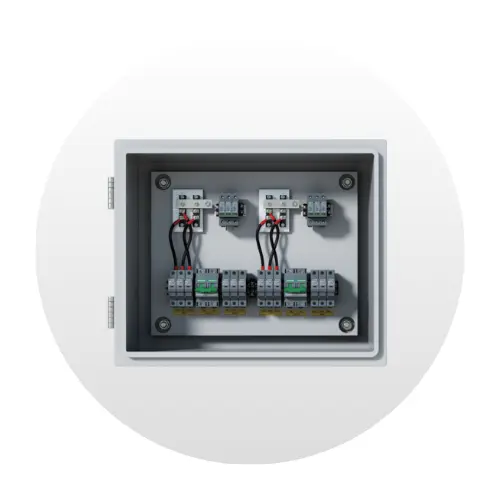 [P-07-00287-01] Caja Combinadora Metálica SHLX-PV6/2, Suntree - 6 IN / 2 OUT