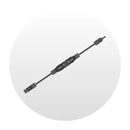[P-07-00308-01] Conector Fotovoltaico Estándar MC4, Leader LD6 Max Fuse 4 mm - Macho + Hembra